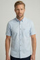 Giordano Alfa Short Sleeve Button-Down Overhemd Licht Blauw