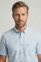 Giordano Alfa Short Sleeve Button-Down Shirt Light Blue