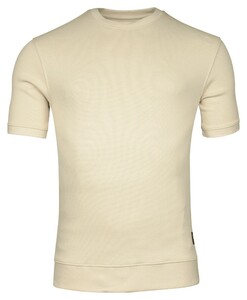 Giordano Amalfi Sweat Doubleface Knit Short Sleeve Trui Kitt