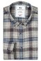 Giordano Bologna Button Down Herringbone Check Shirt Dark Navy