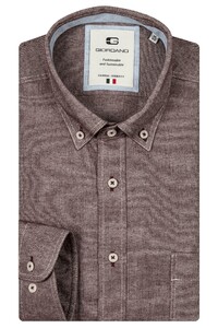 Giordano Bologna Button Down Soft Handfeel Oxford Shirt Red