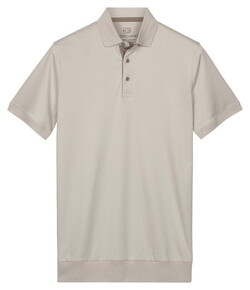 Giordano Bolzano Short Sleeve Supima Liquid Cotton Polo Licht Beige