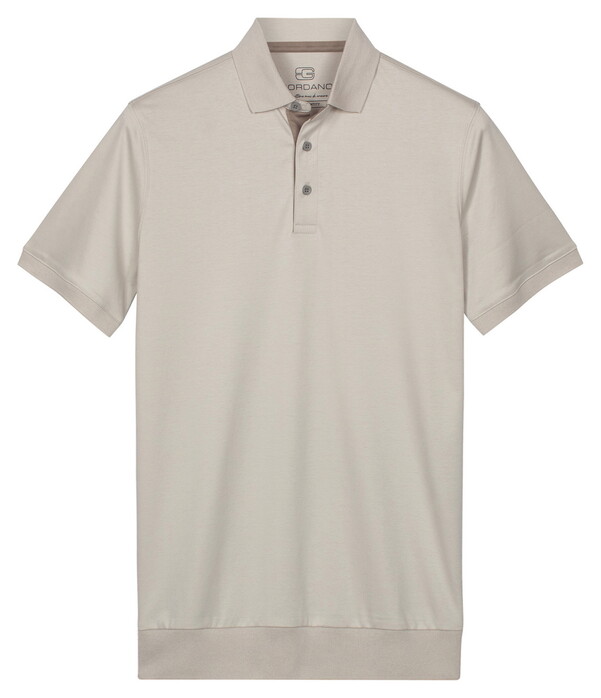 Giordano Bolzano Short Sleeve Supima Liquid Cotton Polo Licht Beige