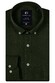 Giordano Brando Button Down Uni Color Soft Handfeel Overhemd Donker Groen