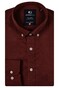 Giordano Brando Button Down Uni Color Soft Handfeel Overhemd Stone Red