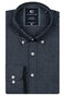 Giordano Brando Faux-Uni Flanel Twill Wooltouch Mélange Overhemd Navy