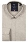 Giordano Brando Faux-Uni Flannel Twill Wooltouch Mélange Shirt Soft Grey