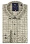 Giordano Brando Flanel Check Wooltouch Mélange Overhemd Groen