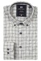 Giordano Brando Flanel Check Wooltouch Mélange Overhemd Navy