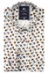 Giordano Brando Flower Pattern Soft Brushed Twill Overhemd Navy
