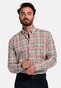 Giordano Brando Soft Cotton Wool Multicolor Check Overhemd Soft Coral-Multi