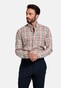 Giordano Brando Soft Cotton Wool Multicolor Check Overhemd Soft Coral-Multi
