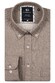Giordano Brando Soft Dobby Flanel Button-Down Overhemd Donker Bruin