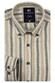Giordano Brando Soft Mélange Flanel Stripe Herringbone Overhemd Groen