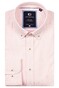 Giordano Brando Soft Washed Oxford Gingham Stripe Button-Down Overhemd Roze