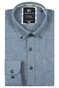 Giordano Brando Wooltouch Melange Flanel Twill Overhemd Faded Denim