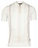 Giordano Enzo Knitted Melange Vertical Stripe Zip Collar Poloshirt Sand