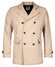 Giordano Fernando Double Breasted Brushed Twill Recycled Wool Blend Jas Bruin