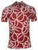 Giordano Formentini Cotton Stretch Organic Pattern Piqué Polo Rood