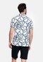 Giordano Formentini Cotton Stretch Organic Pattern Piqué Polo Wit