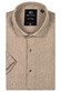 Giordano Front Cutaway Doubleface Waffle Texture Overhemd Zand