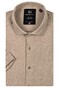 Giordano Front Cutaway Doubleface Waffle Texture Overhemd Zand