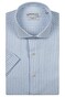 Giordano Front Cutaway Seersucker Stripe Overhemd Navy