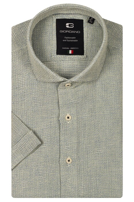 Giordano Front Cutaway Structured Overhemd Appel