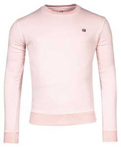 Giordano Garment Dyed Crew Neck Loop Back Sweat Trui Roze