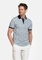 Giordano Genardi Subtle Stretch Graphic Squares Pattern Piqué Polo Navy-Multi