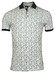 Giordano Genardi Subtle Stretch Graphic Squares Pattern Piqué Poloshirt Navy-Multi