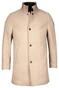 Giordano Ilyano Long Coat With Insert Brushed Twill Recycled Wool Blend Jas Bruin