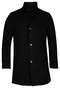 Giordano Ilyano Long Coat With Insert Brushed Twill Recycled Wool Blend Navy