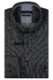 Giordano Ivy Abstract Mini Graphic Squares Check Satin Stretch Overhemd Navy-Multi
