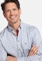 Giordano Ivy Allover Dot Pattern Satin Stretch Button Down Overhemd Navy-Multi