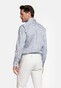 Giordano Ivy Allover Dot Pattern Satin Stretch Button Down Overhemd Navy-Multi
