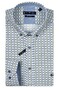 Giordano Ivy Button-Down A7bstract Minimal Pattern Overhemd Navy-Donkergroen
