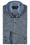 Giordano Ivy Button Down Colorful Twill Check Overhemd Dark Navy