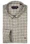 Giordano Ivy Button Down Colorful Twill Check Overhemd Donker Groen
