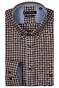 Giordano Ivy Button Down Colorful Twill Check Overhemd Rood