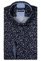 Giordano Ivy Button-Down Multi Dots Pattern Twill Overhemd Navy-Cerise