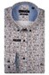 Giordano Ivy Button-Down Squares Fantasy Graphic Satin Stretch Overhemd Deep Mauve-Multi