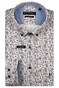 Giordano Ivy Button-Down Squares Fantasy Graphic Satin Stretch Overhemd Navy-Multi