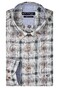 Giordano Ivy Doubleface Cotton Linnen Fantasy Check Pattern Overhemd Navy-Multi
