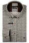 Giordano Ivy Fantasy Graphic Pattern Satin Stretch Button-Down Overhemd Groen-Multi