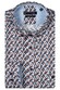 Giordano Ivy Graphic 3D Cubes Pattern Button-Down Overhemd Navy-Rood