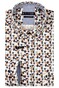 Giordano Ivy Graphic Half Circles Fantasy Overhemd Oranje-Multi