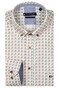 Giordano Ivy Graphic Triangle Pattern Button Down Overhemd Oranje-Multi