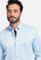 Giordano Ivy Jersey Liquid Cotton Button-Down Overhemd Soft Blue