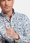 Giordano Ivy Linnen Look Abstract Circles Pattern Overhemd Apple Green-Multi